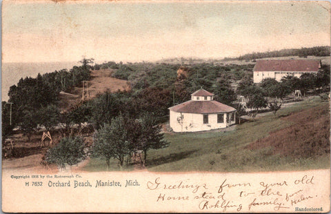 MI, Manistee - Orchard Beach - buildings and area - 1905 postcard - SL2694