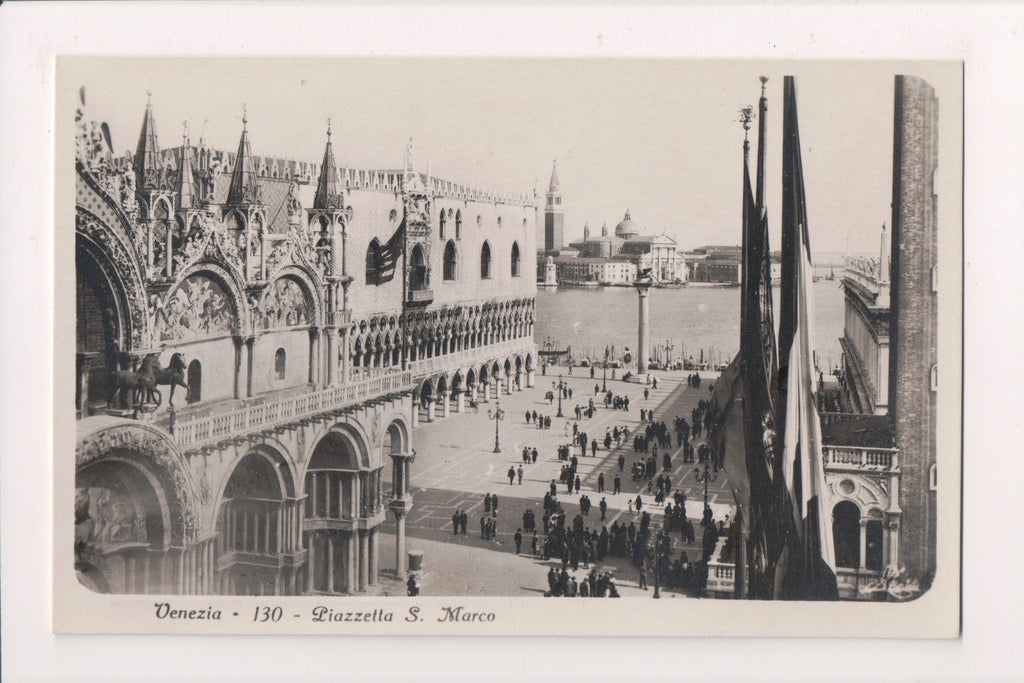 Foreign postcard - VENEZIA (Venice), Italy - Piazzetta S Marco RPPC - SL2738