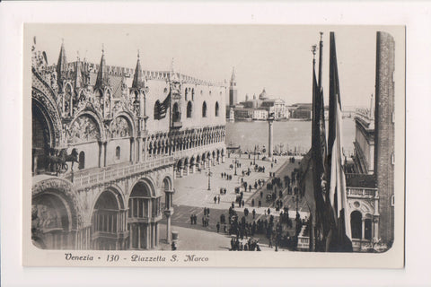 Foreign postcard - VENEZIA (Venice), Italy - Piazzetta S Marco RPPC - SL2738