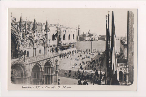 Foreign postcard - Venezia / Venice, Italy - Piazzetta S Marco RPPC - SL2738