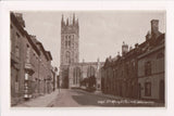 Foreign postcard - WARWICK, England - St Marys Church, sign - SL2743