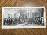 NY, Boonville -1907 IOOF building, 42 men posing postcard - SL2750