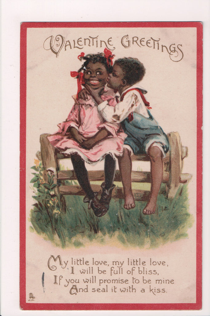 Valentine - Black Americana - Tuck - Little Wooers - Brundage - SL2786