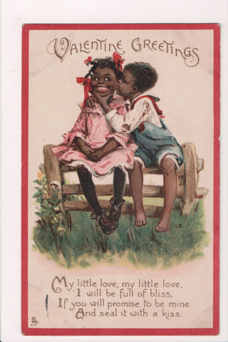 Black Americana - Vintage African American postcard (original SOLD) - SL2786