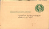 NJ, SOMERVILLE - C P Hoagland Co printing plant correspondence card - SL2805