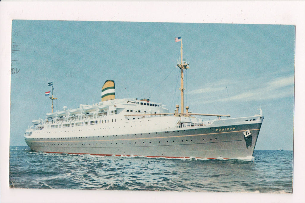 Ship Postcard - MAASDAM - Holland-American Line - SL2827
