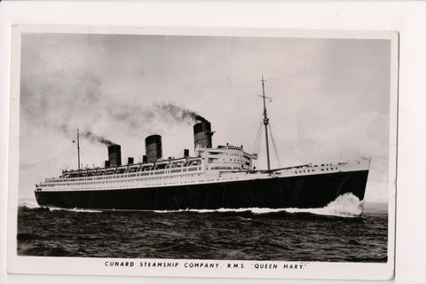Ship Postcard - QUEEN MARY, RMS - Cunard Co - SL2830