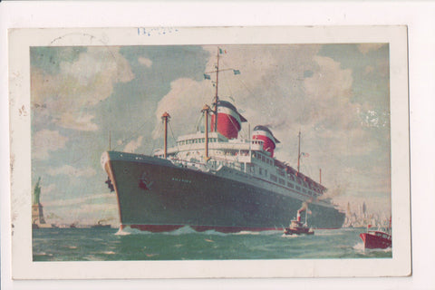 Ship Postcard - AMERICA, SS America - US Lines - SL2831