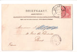 Ship Postcard - 1900 large Sailboat plus - ?Haven, Netherland - SL2833