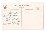 Xmas postcard - Christmas - Girl on Bench - Clapsaddle - SL2875