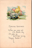 Easter - yellow chick postcard - SL3009