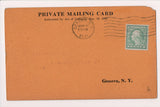 NY, Geneva - Water Bill - 3 cards from city treasurer - before 1921 - SL3021