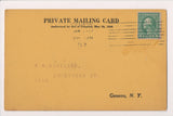 NY, GENEVA - Water Bill - 3 cards from city treasurer - before 1921 - SL3021