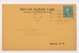 NY, Geneva - Water Bill - 3 cards from city treasurer - before 1921 - SL3021