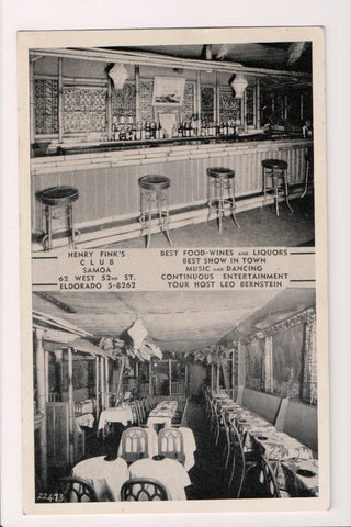 NY, NEW YORK CITY - Henry Finks, Leo Bernstein Host (original SOLD) SL3025