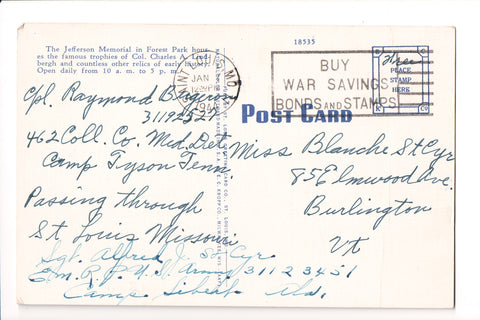 pm SLO - BUY WAR SAVINGS - MO - 1944 Slogan / Logo cancel - boJJ0784