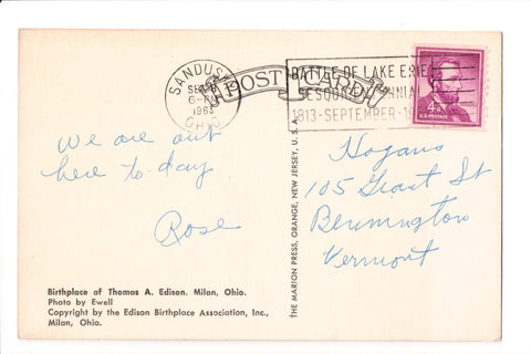 pm SLO - ALIENS MUST REPORT - MA - 1961 Slogan / Logo cancel - bow01681