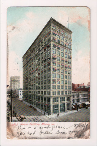 GA, Atlanta - Empire Building postcard - sw0073