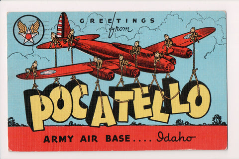 ID, Pocatello - Army Air Base comic (SOLD, only email copy avail) sw0078