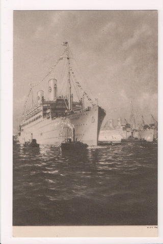 Ship Postcard - KUNGSHOLM-GRIPSHOLM - SW0127