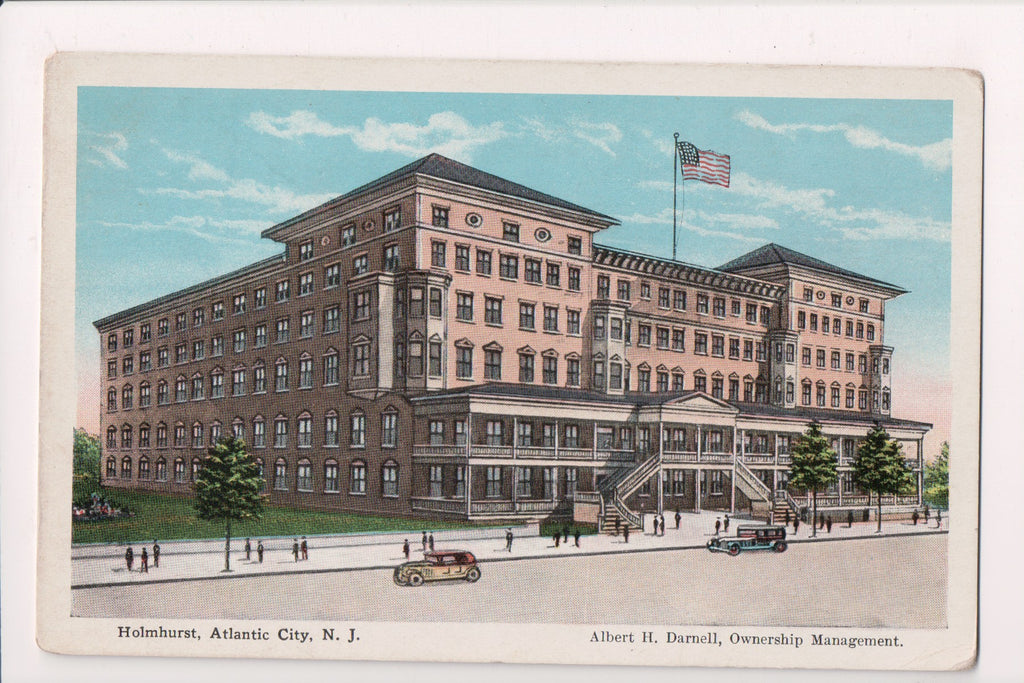NJ, ATLANTIC CITY - Holmhurst - Albert H Darnell Owner - sw0243