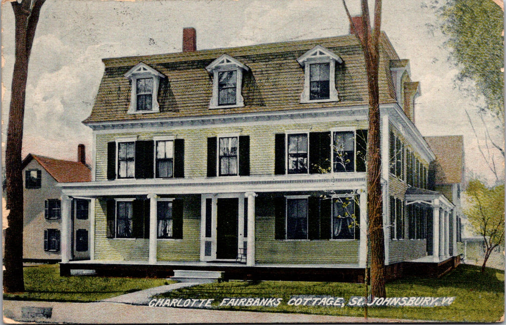 VT, ST JOHNSBURY - Charlotte Fairbanks Cottage - 190_ postcard - sw0342-1