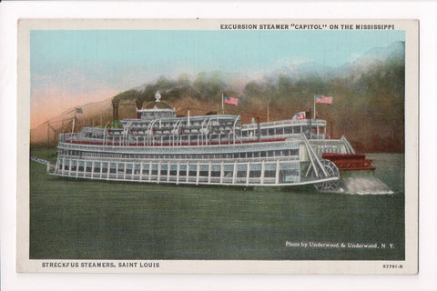 Ship Postcard - CAPITOL - Excursion Steamer - 400579