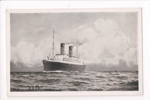 Ship Postcard - CARMANIA - Cunard RMS Carmania - 800280
