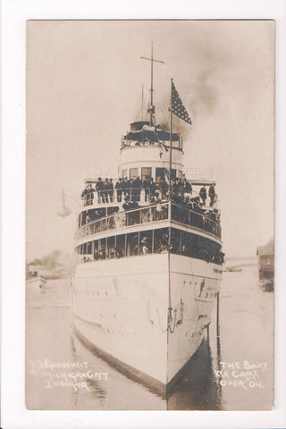 Ship Postcard - ROOSEVELT - SS Roosevelt - RPPC - B11195