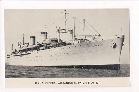 Ship Postcard - GENERAL ALEXANDER M PATCH - USNS - D07265