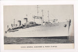Ship Postcard - GENERAL ALEXANDER M PATCH - USNS - D08213