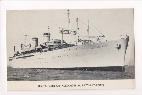 Ship Postcard - GENERAL ALEXANDER M PATCH - USNS - D08213