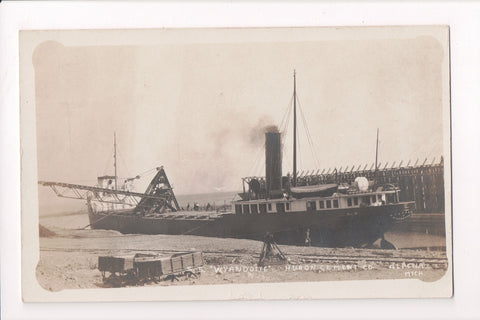 Ship Postcard - WYANDOTTE (original SOLD) - F17001