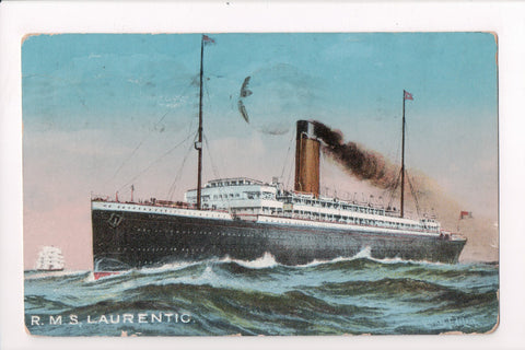 Ship Postcard - LAURENTIC - RMS Laurentic @1912 (original SOLD) - F17002