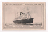 Ship Postcard - NIEUW AMSTERDAM - TSS - Holland-America - F1701