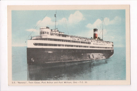 Ship Postcard - NORONIC - SS NORONIC - TC 20 - F17021