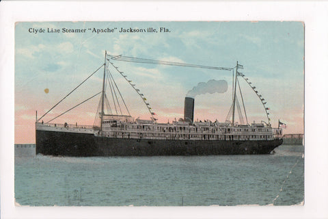 Ship Postcard - APACHE - Steamer Apache - F17038