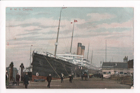 Ship Postcard - CEDRIC - (CARD SOLD - digital copy only) - F17041