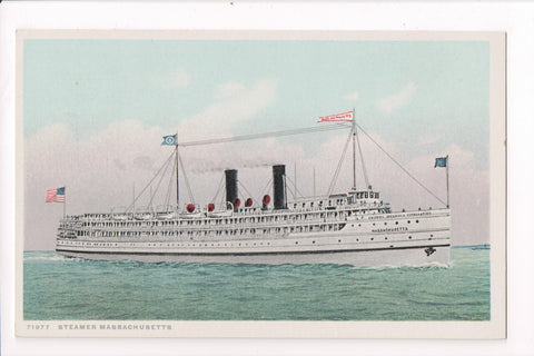 Ship Postcard - MASSACHUSETTS - Steamer - F17060