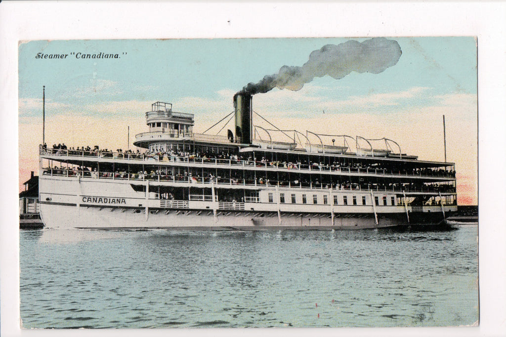 Ship Postcard - CANADIANA - (original SOLD) F17065