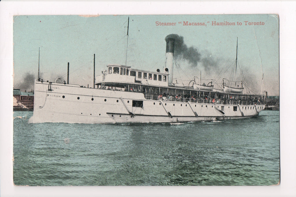 Ship Postcard - MACASSA - Steamer Macassa - F17066