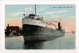 Ship Postcard - JOHN A DONALDSON - Green Bay, WI harbor (original SOLD) F17099