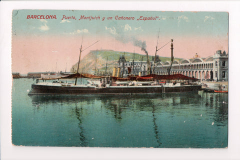 Ship Postcard - ESPANOL - in Barcelona - F17101