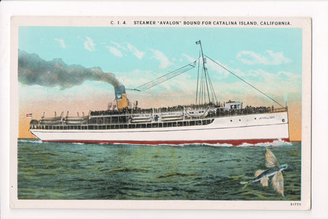 Ship Postcard - AVALON - Steamer Avalon - F17110