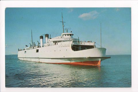 Ship Postcard - CITY OF MUNISING (original SOLD) - F17111