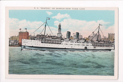 Ship Postcard - BOSTON - SS Boston - F17115