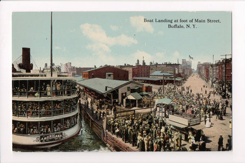 Ship Postcard - AMERICANA - (CARD SOLD, only digital copy avail) F17128