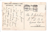 Ship Postcard - NIEUW AMSTERDAM - TSS - @1927 (original SOLD) F17133