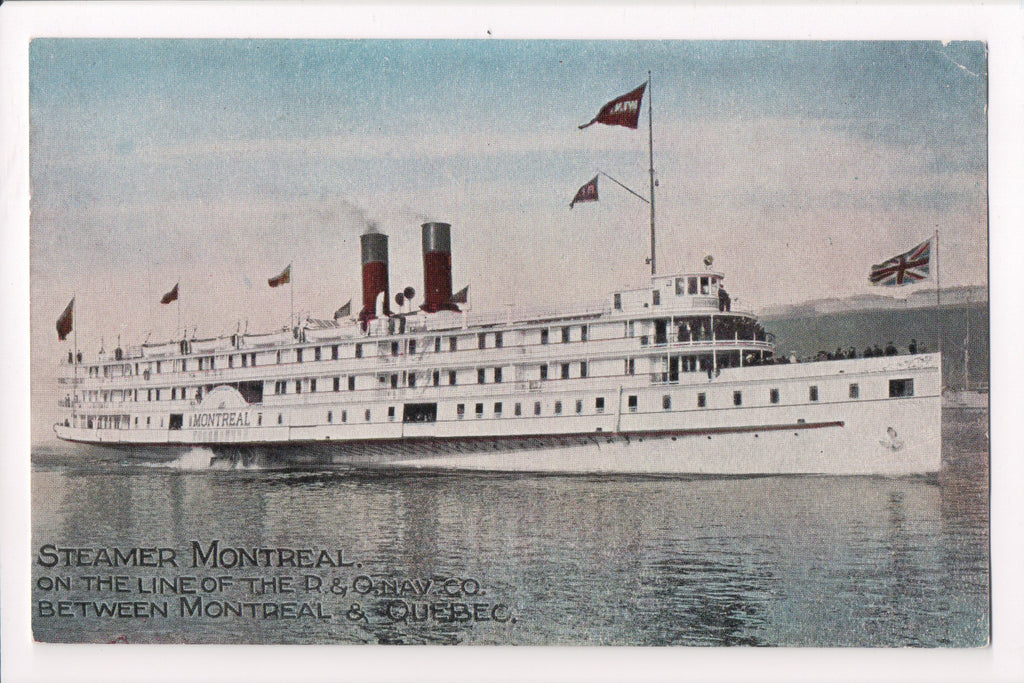 Ship Postcard - MONTREAL - Steamer Montreal - F17136