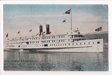 Ship Postcard - MONTREAL - Steamer Montreal - F17136